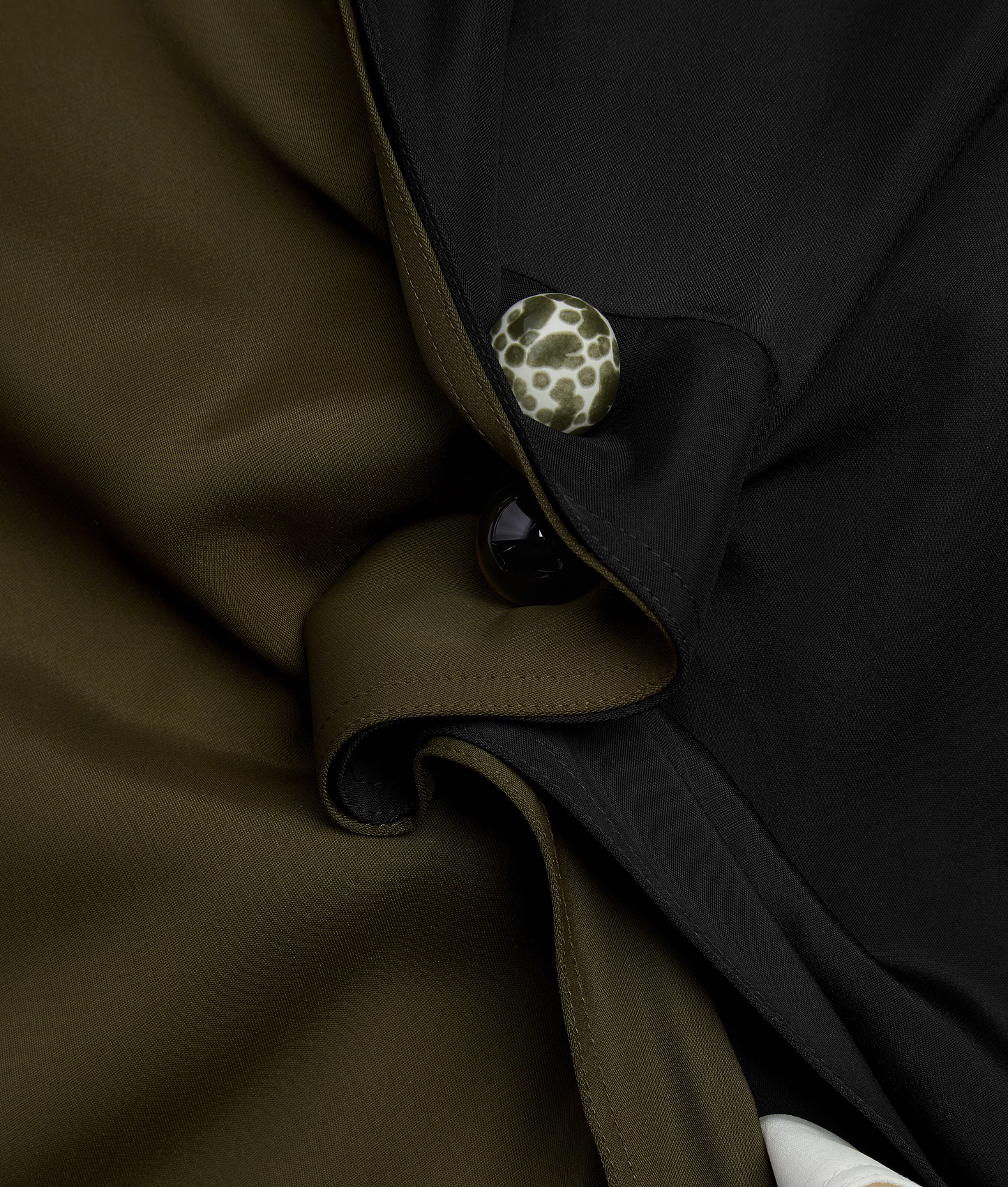 Dress in fluid stretch viscose with piercing detail || Ownara
