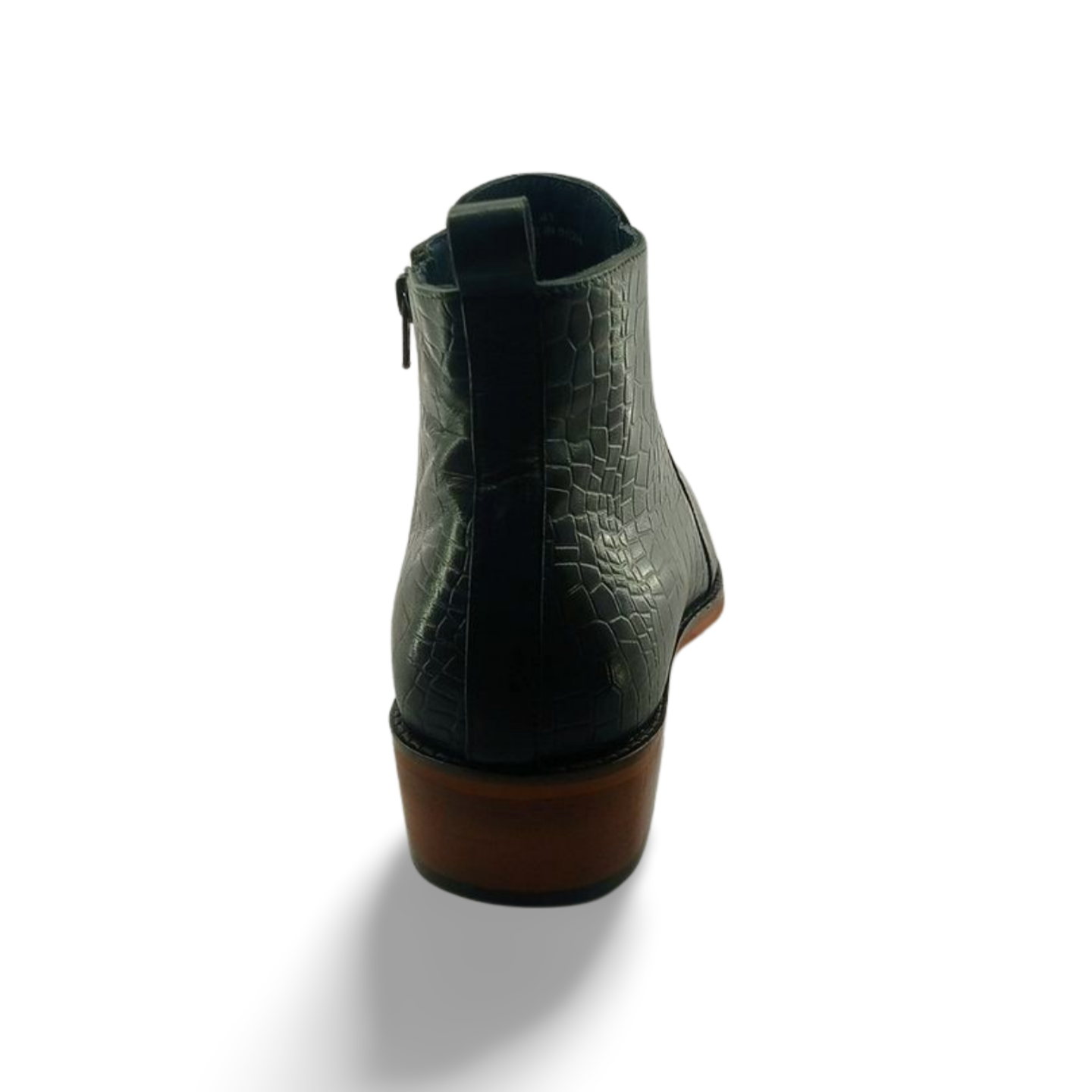 Side Zip Snake Leather Chelsy Boot Shoes | D.D.S.H.