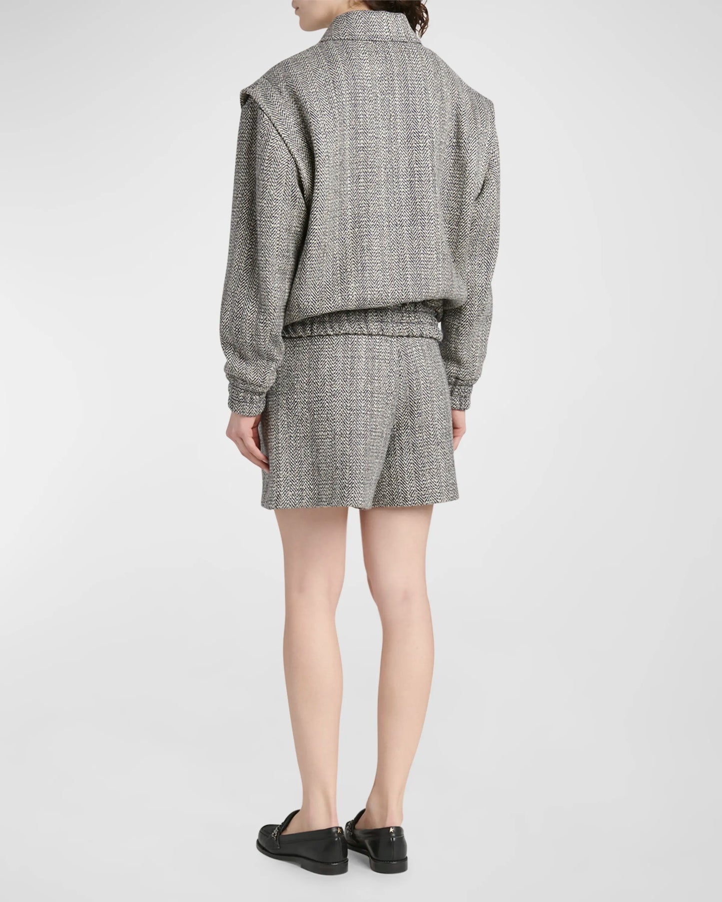 Journey Herringbone Bomber Jacket || Ownara
