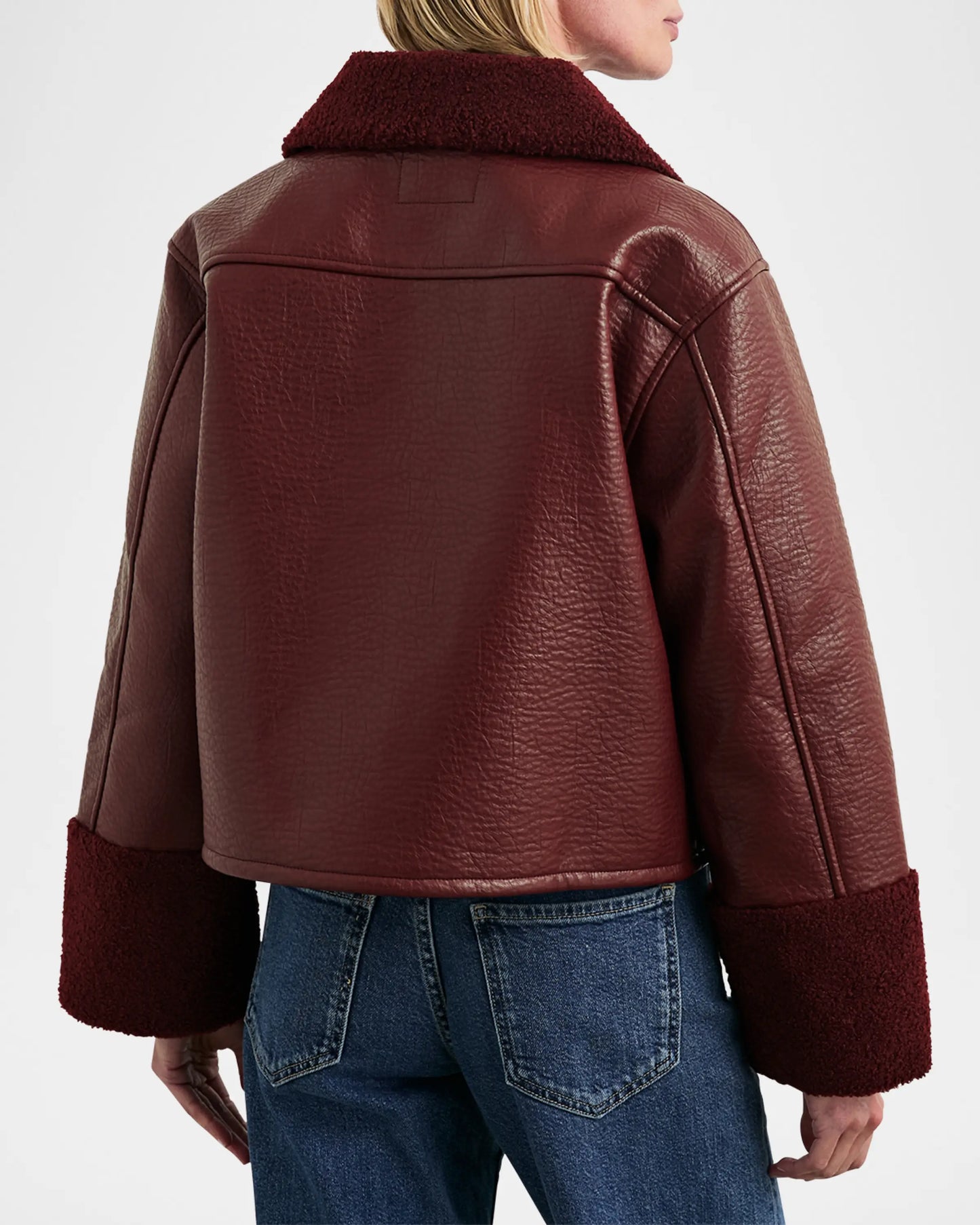 Dria Faux Leather Jacket || Ownara