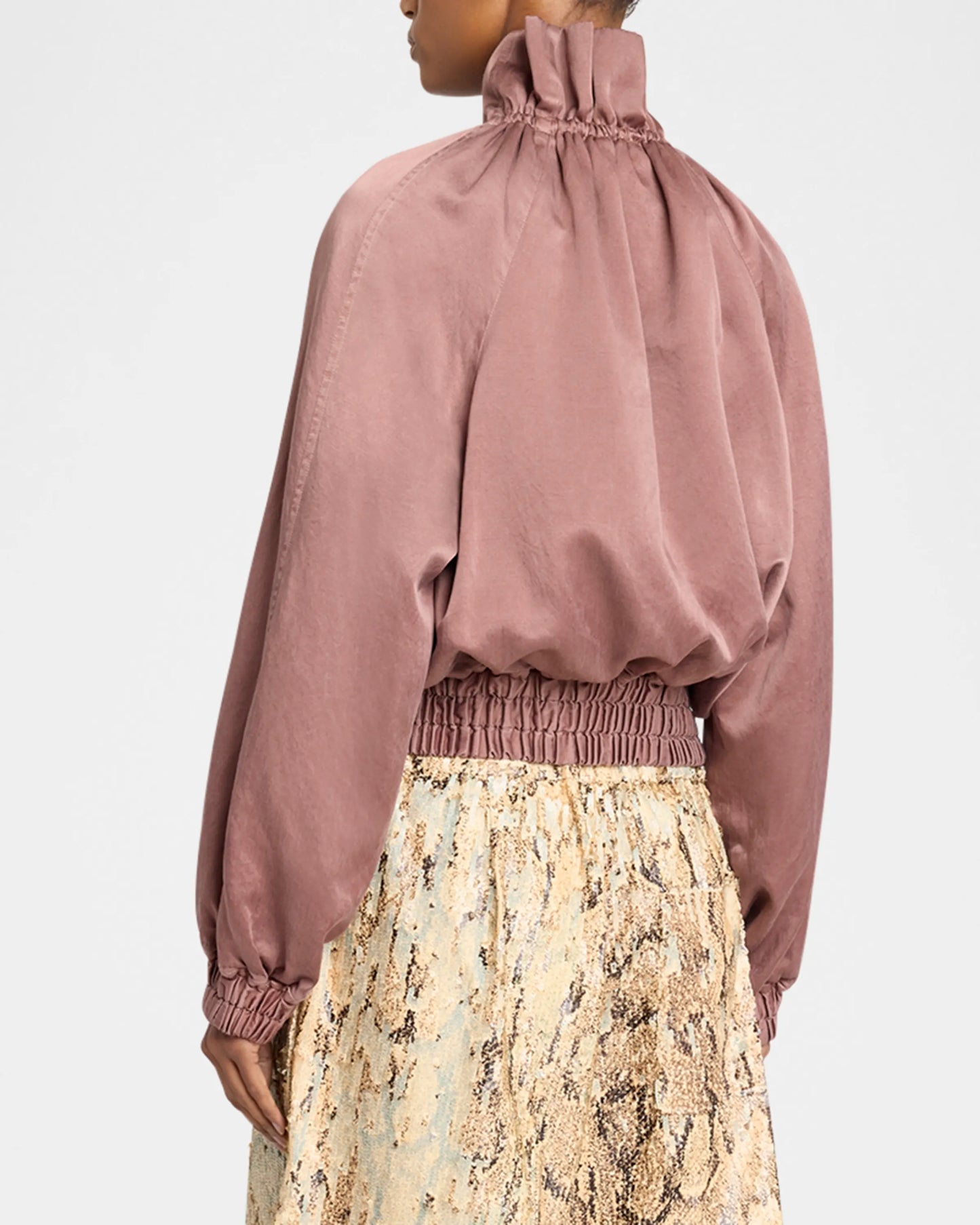 Voly Ruffle Zip Jacket || Ownara