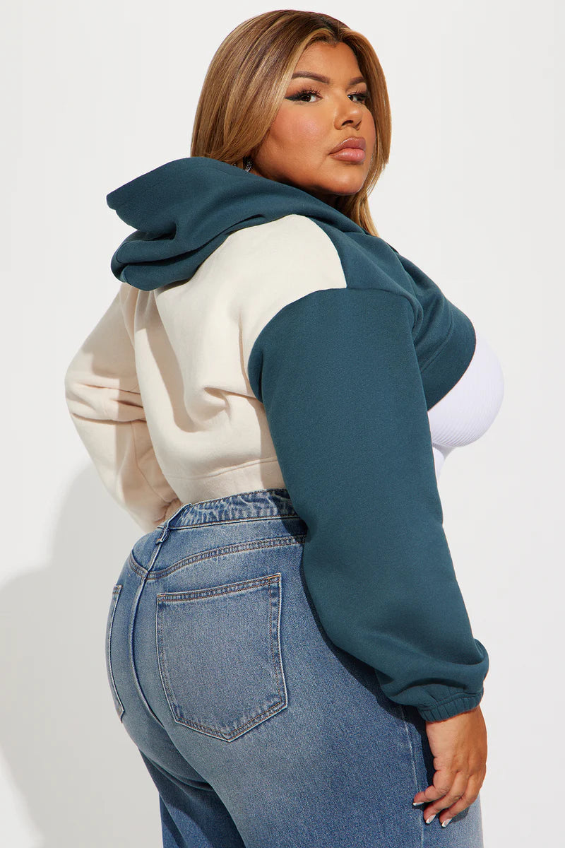 Cool Babe Cropped Lounge Hoodie