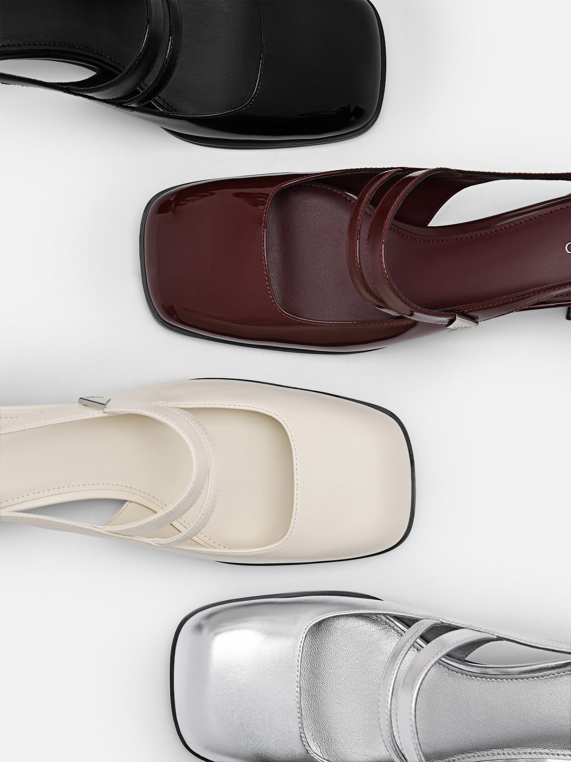 Tria Heel Pumps - Silver