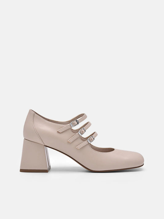 Nude-Milena Heel Pumps