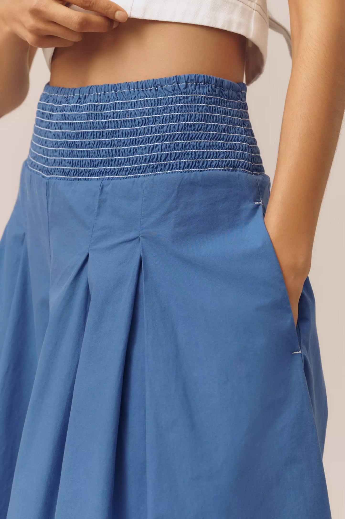 Pleated Skirty Culotte Pants