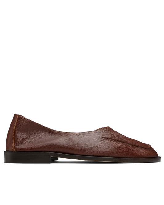Brown Juliol Winter Supple Shiny Flats
