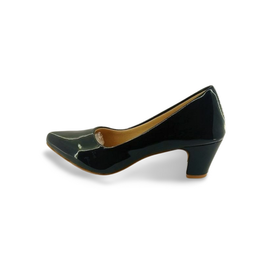 LADIES BELLY Shoes -CENTURY BOOT HOUSE-BLOCKHEELPATENT