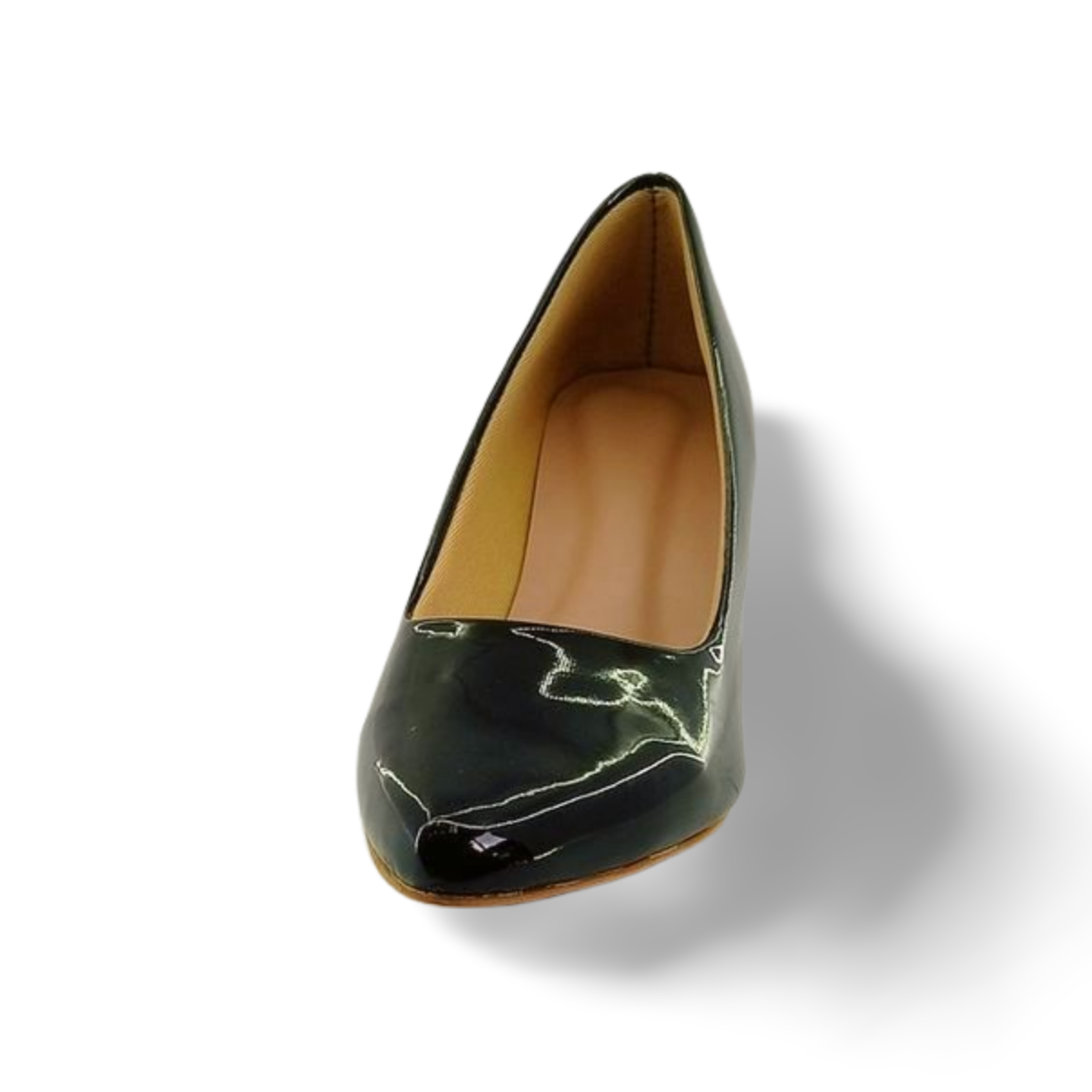 LADIES BELLY Shoes -CENTURY BOOT HOUSE-BLOCKHEELPATENT