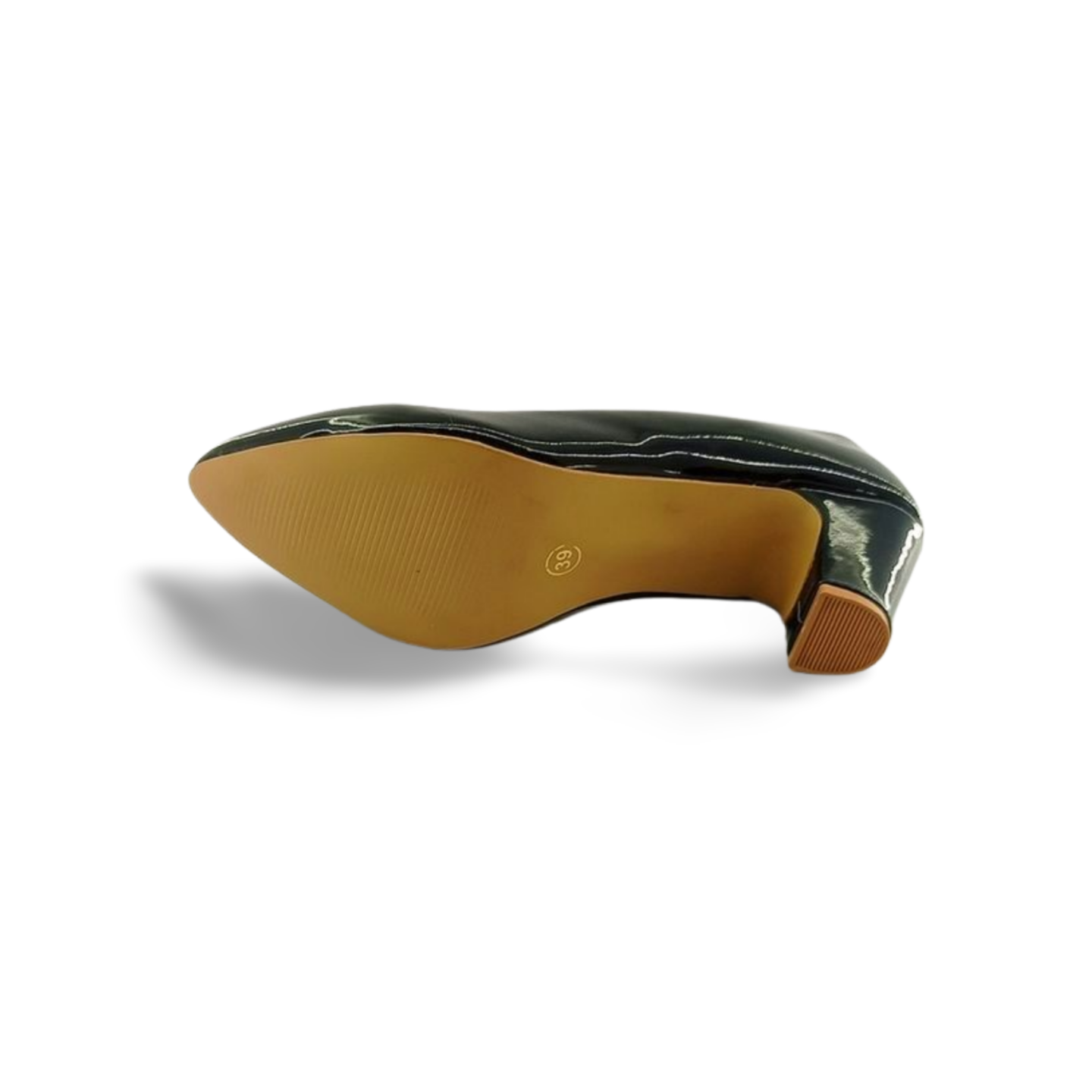 LADIES BELLY Shoes -CENTURY BOOT HOUSE-BLOCKHEELPATENT