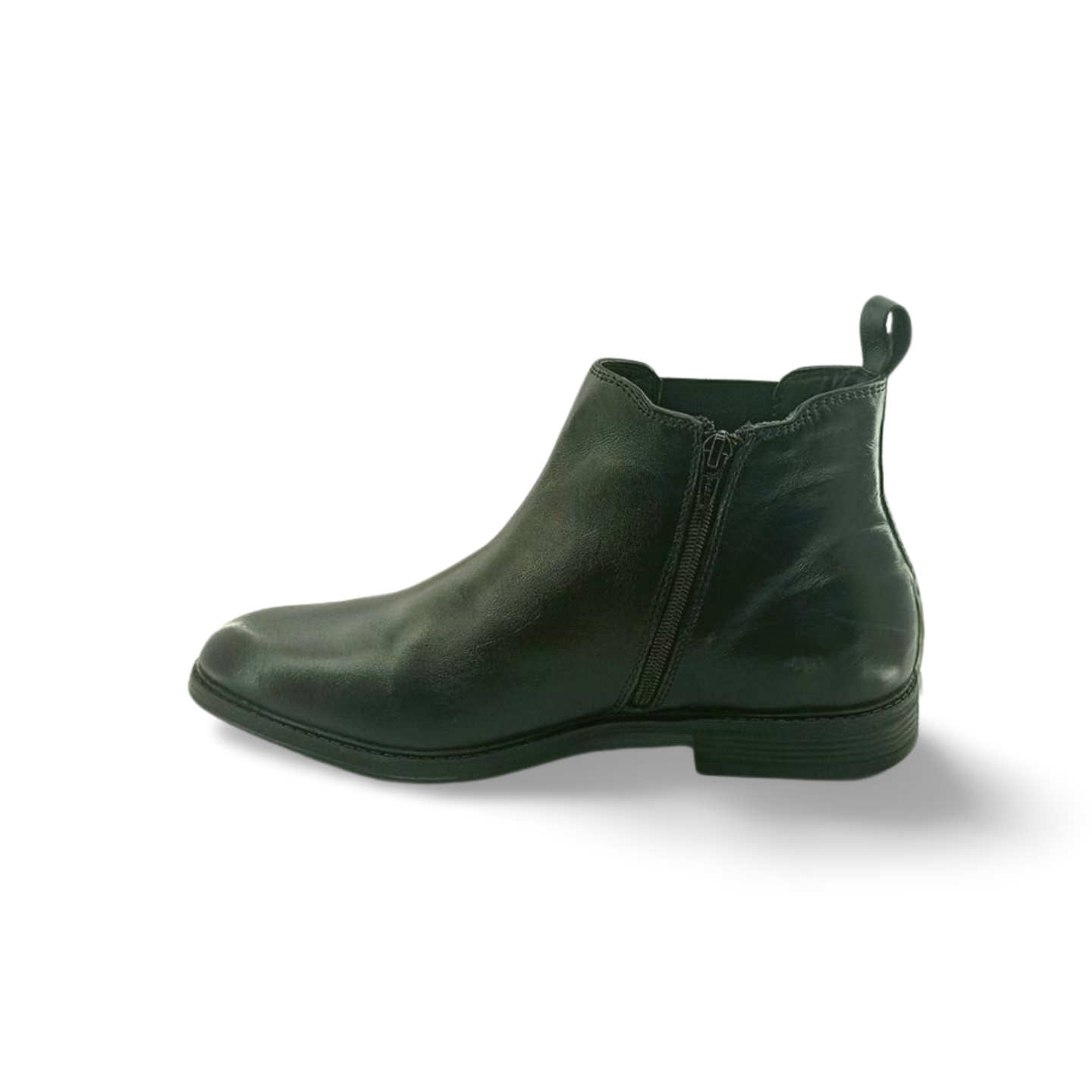 Side Zip Leather Chelsy Boot Shoes | D.D.S.H.