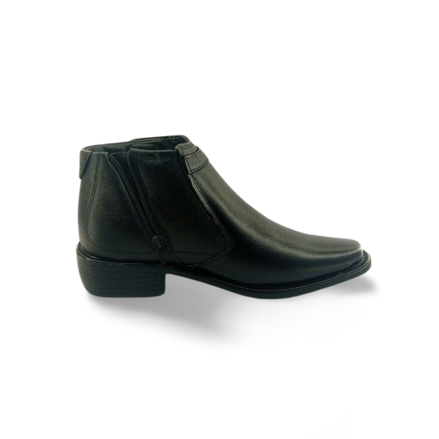Side Zip Leather Ankle Boot Shoes | D.D.S.H.