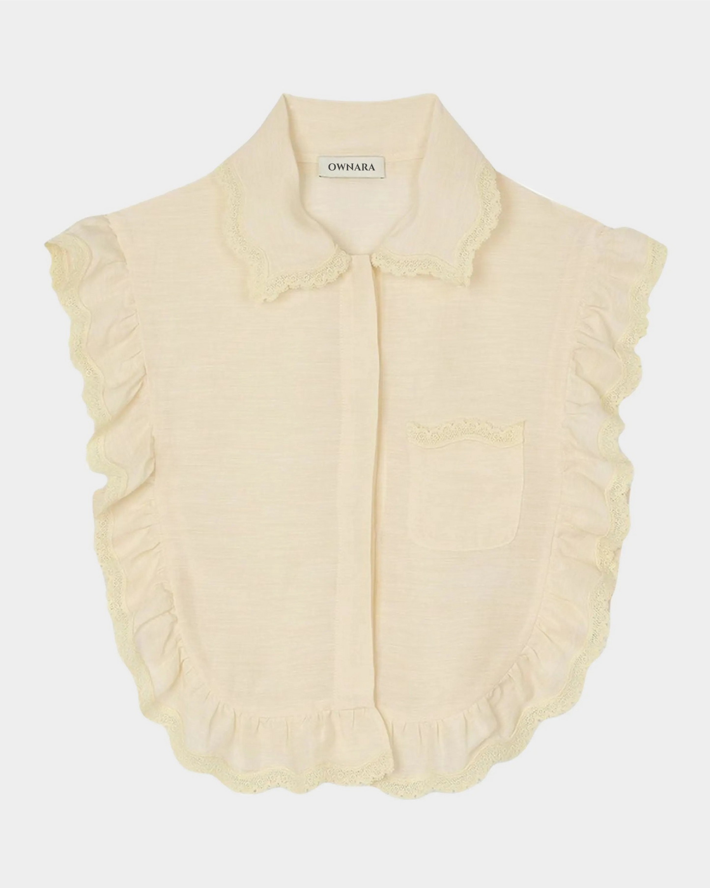 Sicile Sleeveless Button-Front Shirt || Ownara