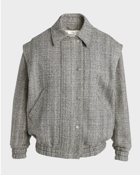 Journey Herringbone Bomber Jacket || Ownara