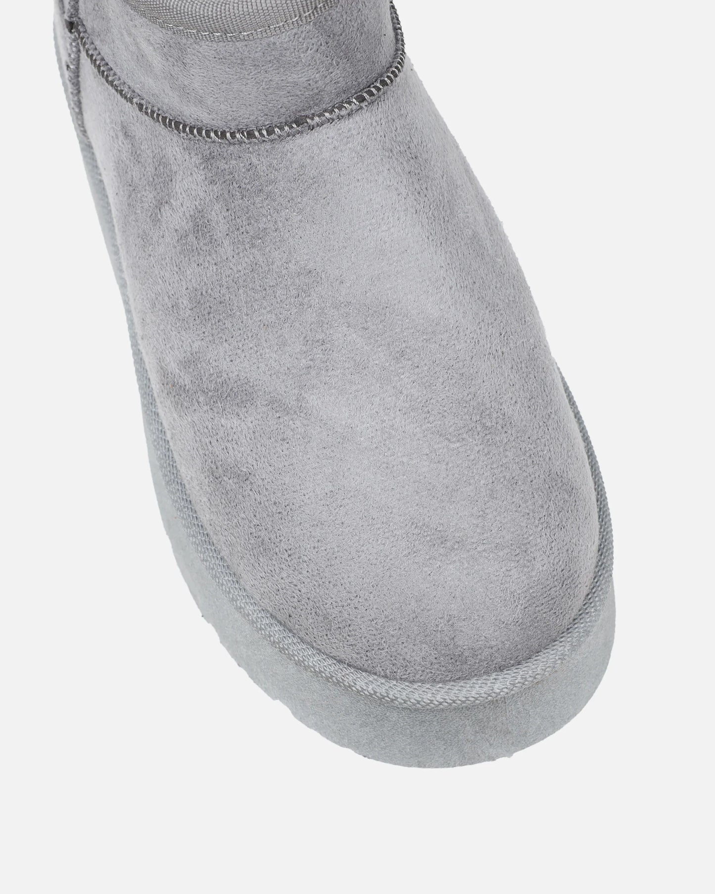Grey COMFO Suede Flatform Boots