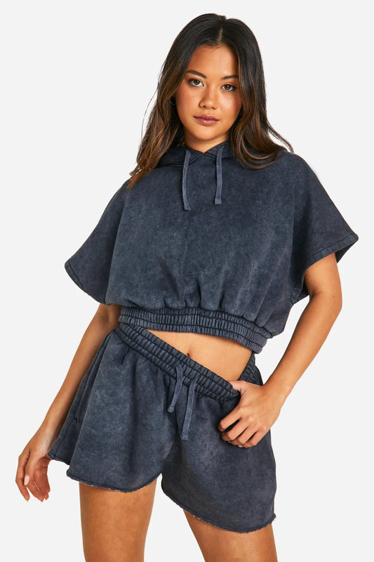 Denim Bottom for Sleeveless Hoodie