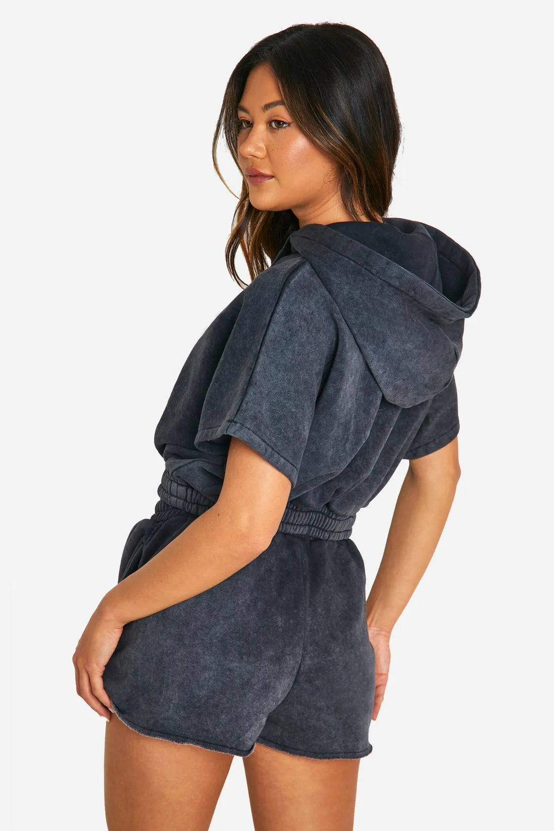 Denim Bottom for Sleeveless Hoodie