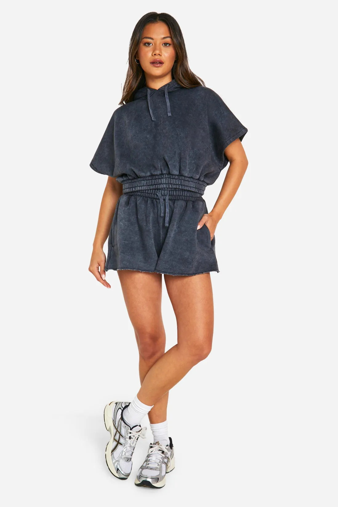 Denim Bottom for Sleeveless Hoodie
