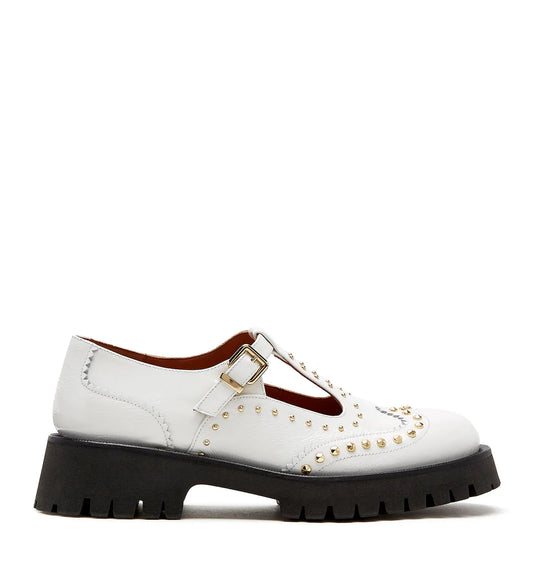 KENZIE CRINKLE LEATHER MARY JANE LOAFER