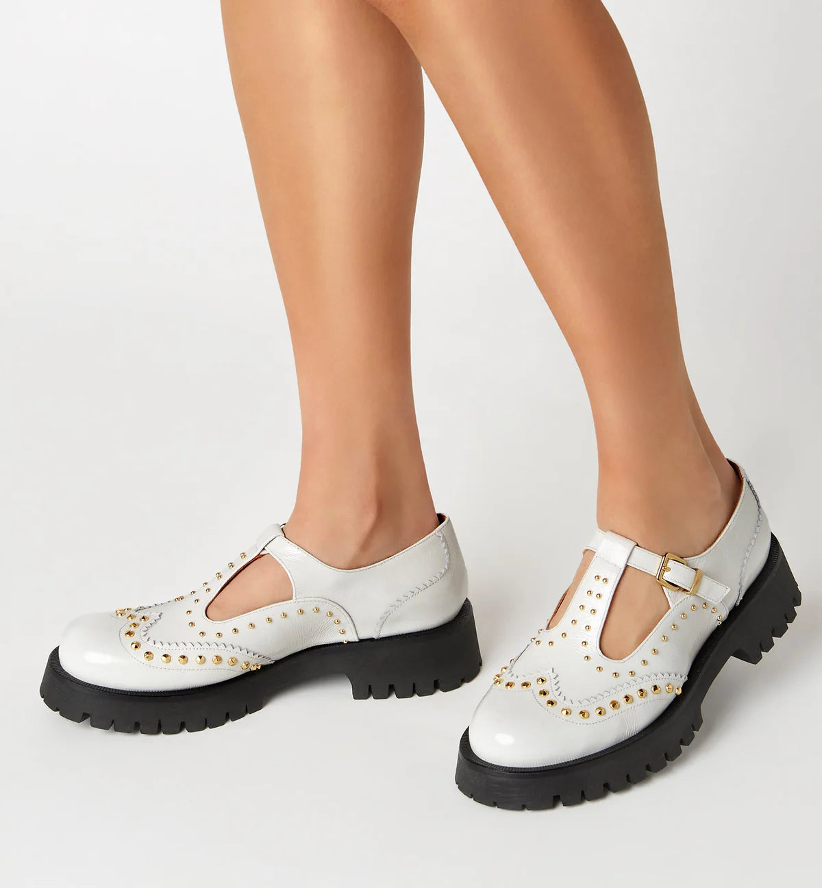 KENZIE CRINKLE LEATHER MARY JANE LOAFER