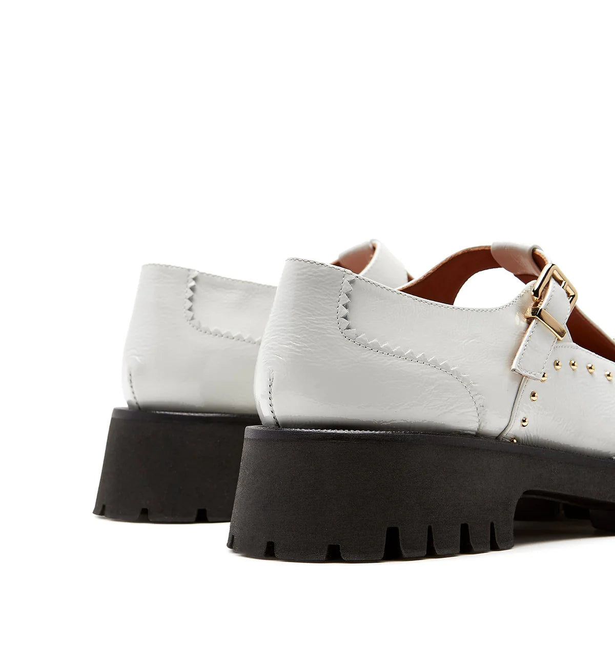 KENZIE CRINKLE LEATHER MARY JANE LOAFER