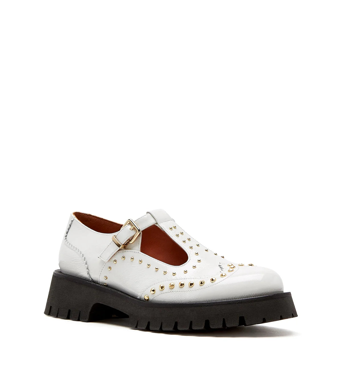 KENZIE CRINKLE LEATHER MARY JANE LOAFER