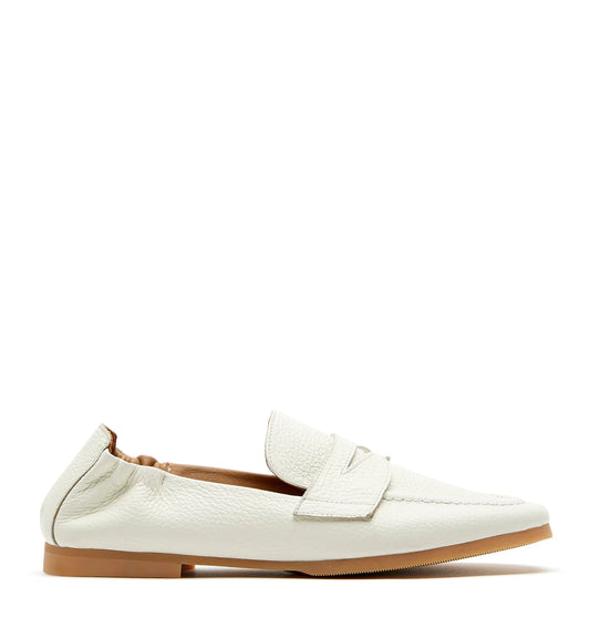 KITSON PEBBLED CUT LEATHER LOAFER
