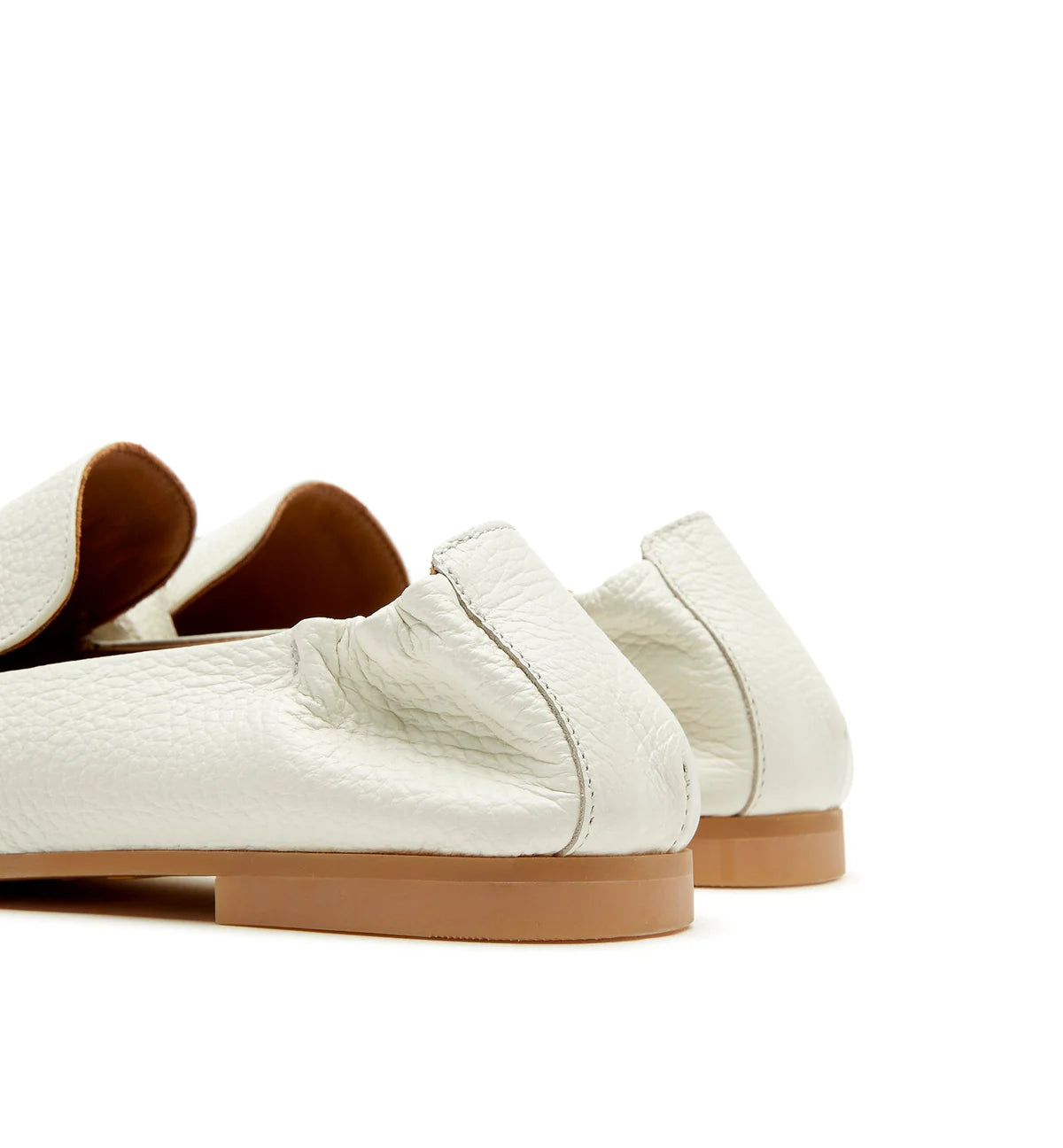 KITSON PEBBLED CUT LEATHER LOAFER