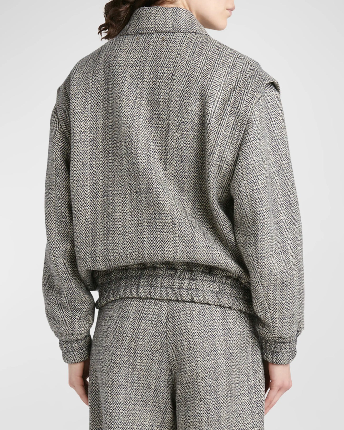 Journey Herringbone Bomber Jacket || Ownara