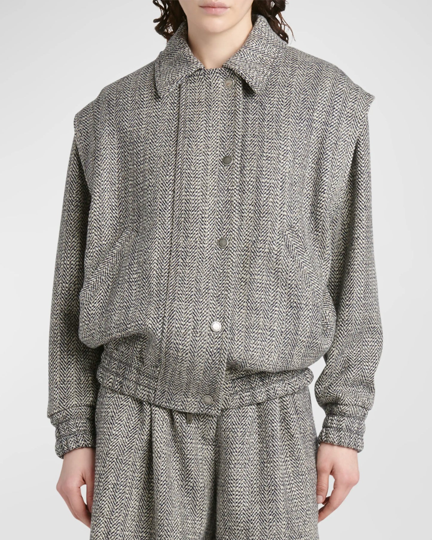 Journey Herringbone Bomber Jacket || Ownara