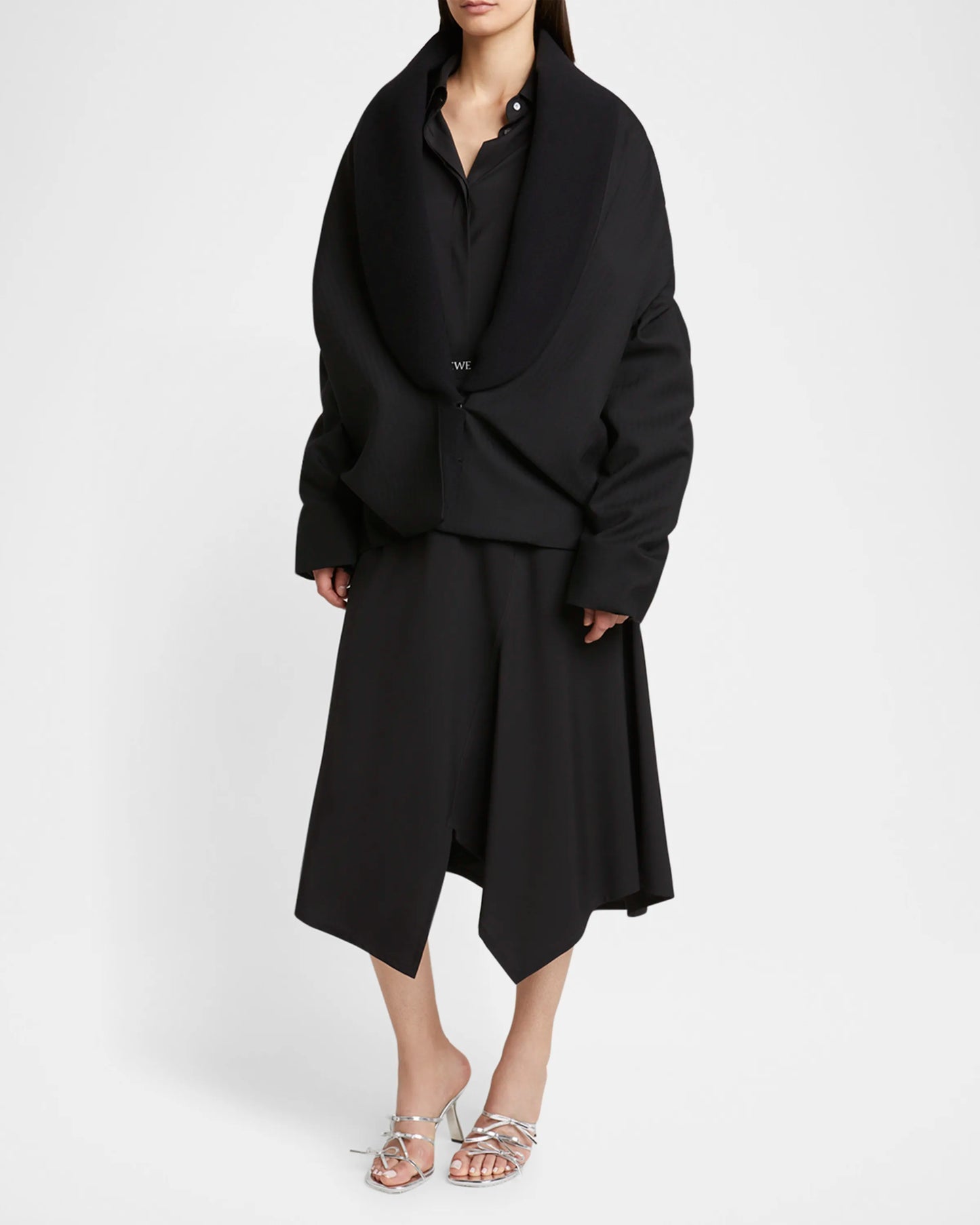 Layered Bomber Jacket with Logo Detail || Ownara
