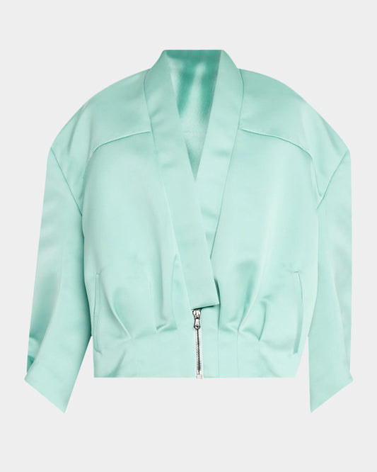 Sculpted Back Bomber Jacket || Ownara