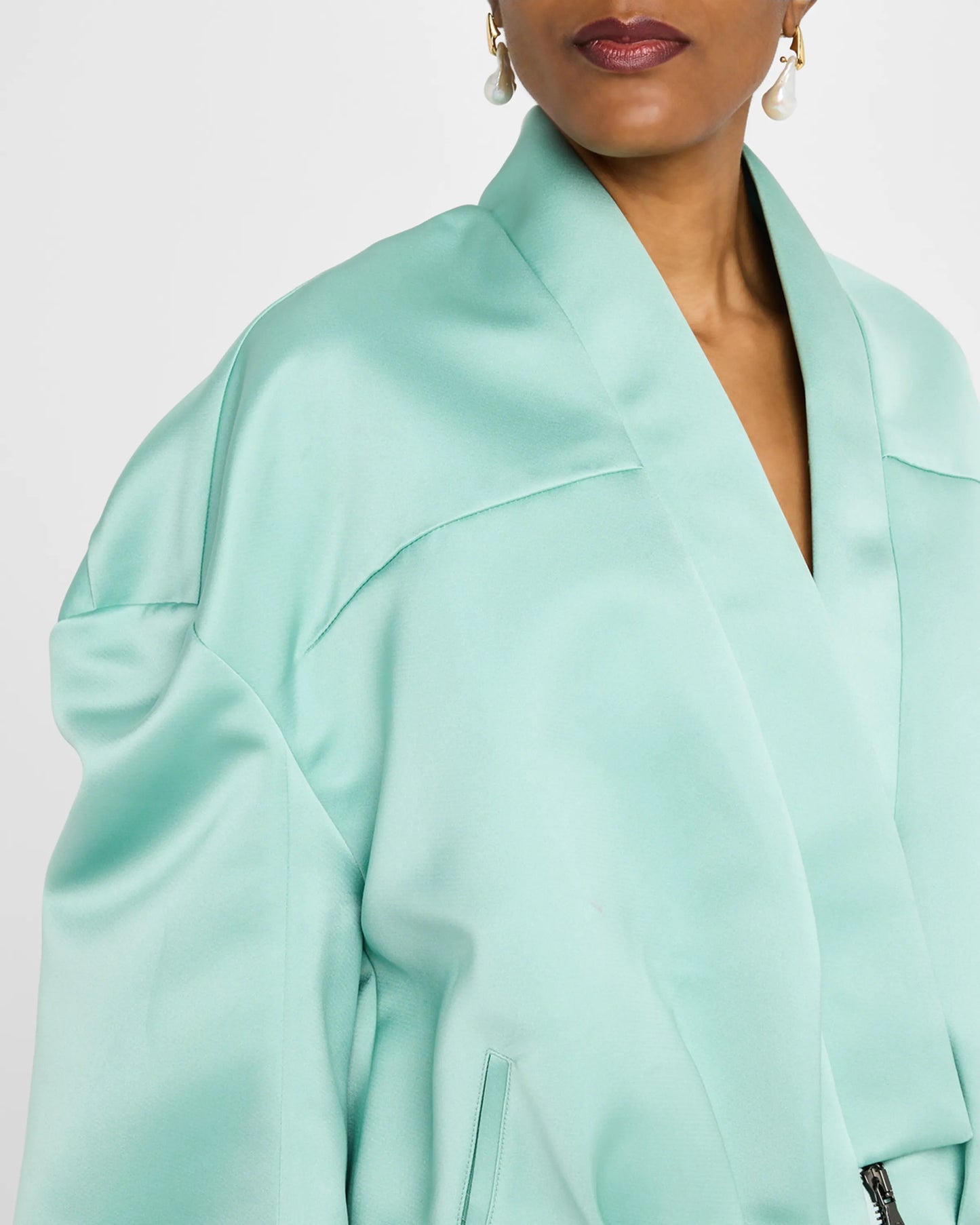 Sculpted Back Bomber Jacket || Ownara