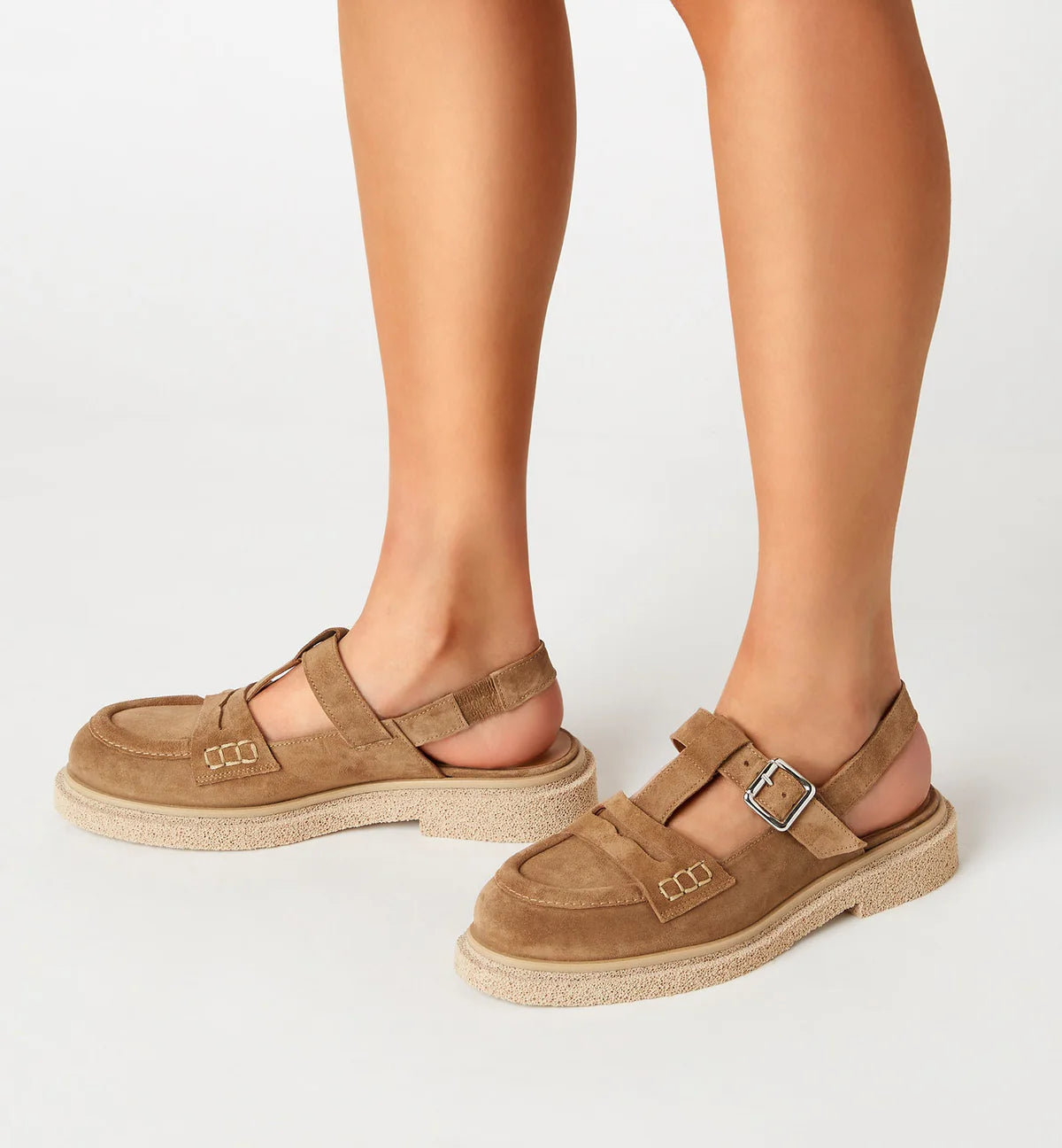 REFULL SUEDE LOAFER SANDAL